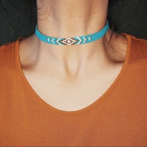 Lucky Brand Turquoise Beaded Choker